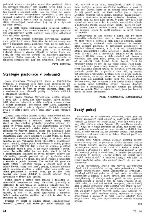 Strategie pastorace - Pro se neslav - Svat pokoj, s. 34