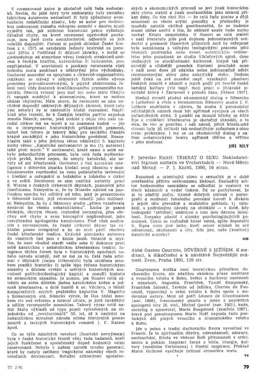 Manelstv - Rodina - ena - Sex - Vere - Vda a vra - Evangelii nuntiandi - Duchovn texty - Kritika, s. 79