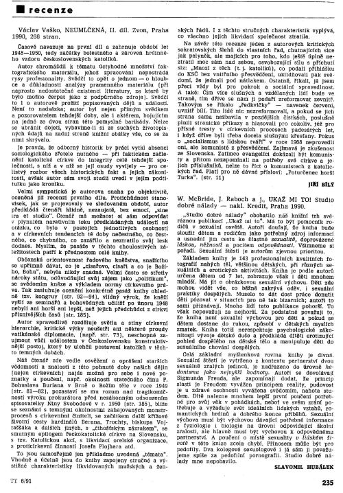 Neumlen II. -- Slovensko 1943-89 -- Uka mi to  	-- cta k ivotu -- Katolick fundamentalismus, s. 235