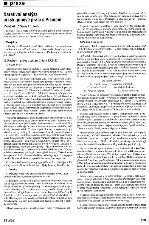 Narativn anylza pi prci s Psmem (P. Chalupa), s. 103